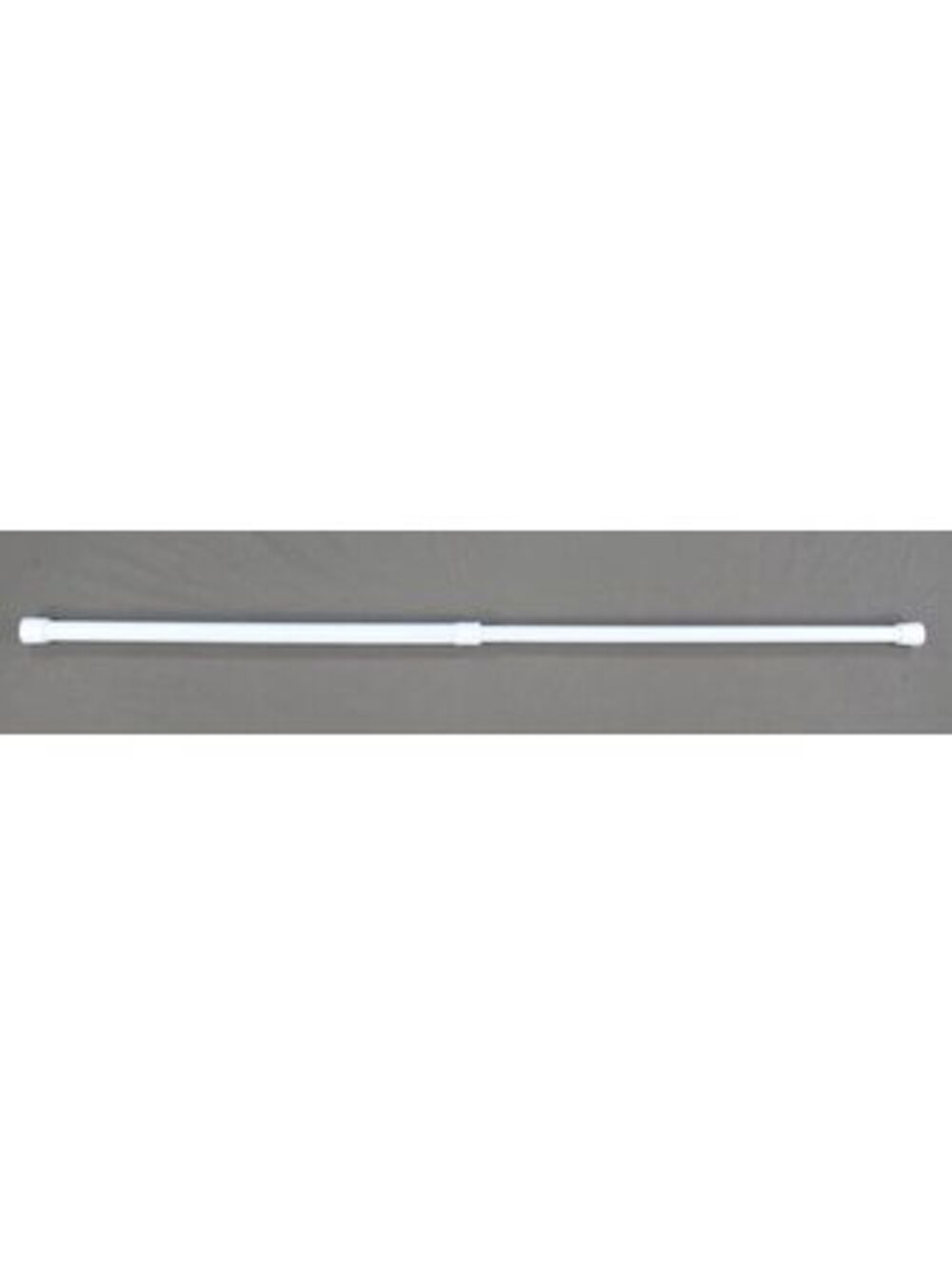 White 29"-42" Adjustable Tension Curtain Rod No Drill